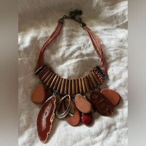 Funky vintage boho necklace